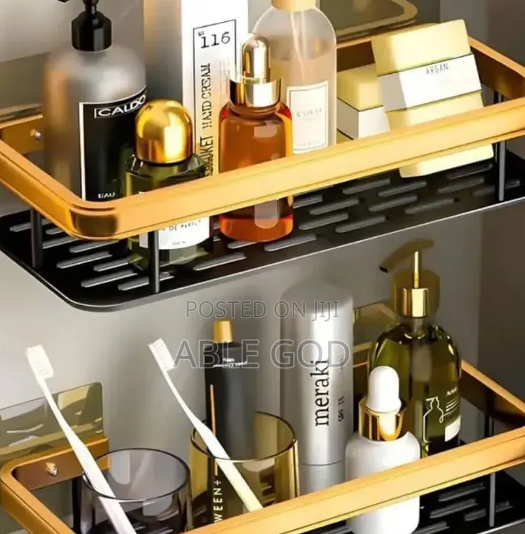 Luxury Golden Color Wall Rack
