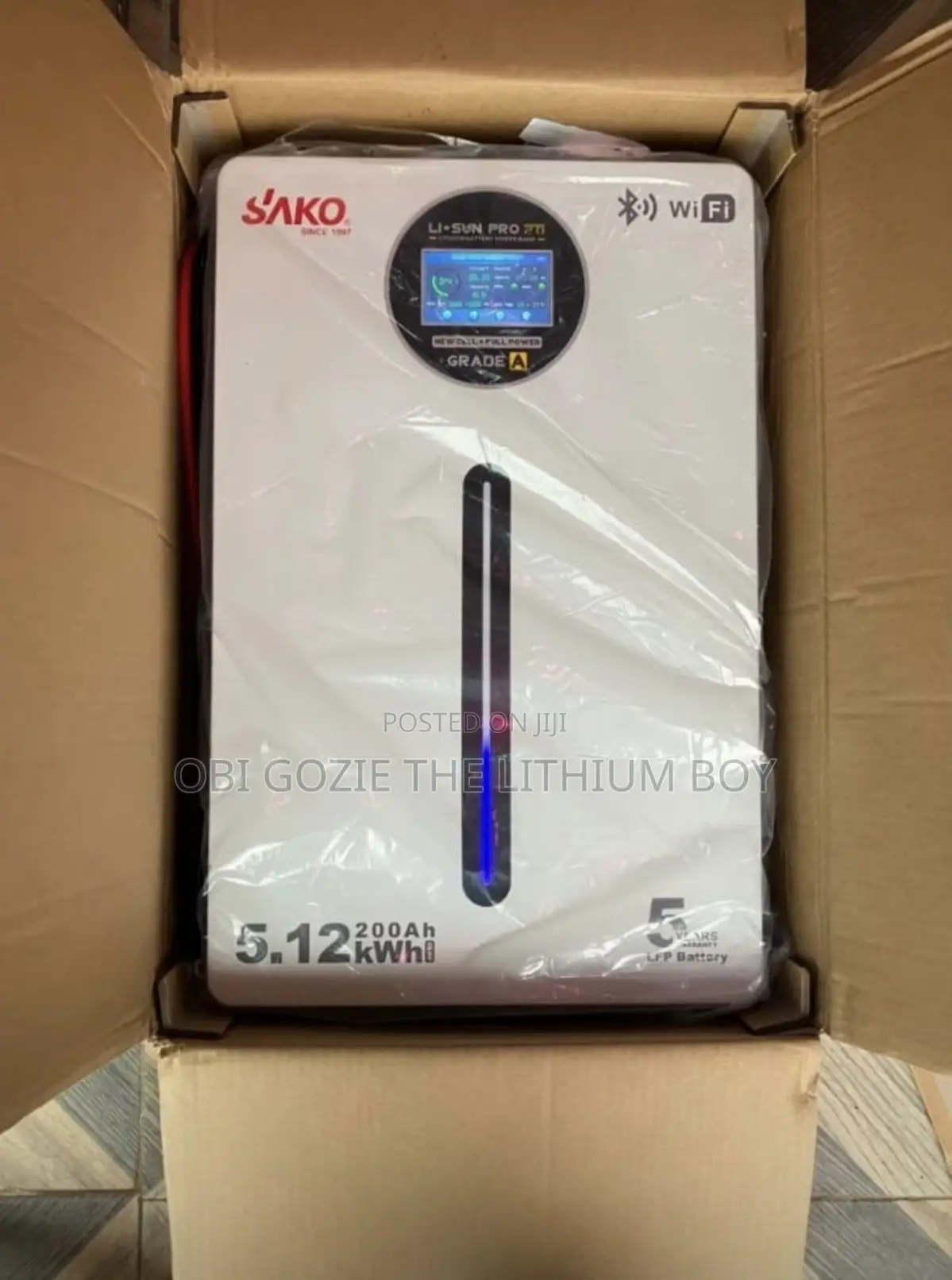 5kWh-25.6v Sako Solar Lithium Battery