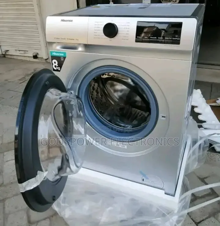 Hisense 8kg Durable Inverter Steam Washing Machine 2 Years Warranty