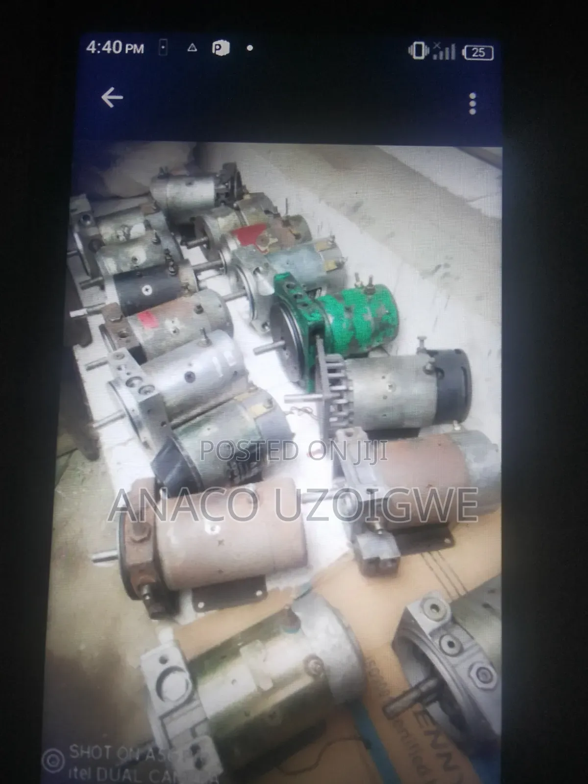 3 HP DC Motor High Speed Tested Ok