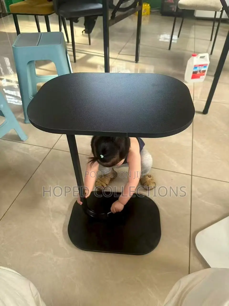 Side Table Black &Brown Color