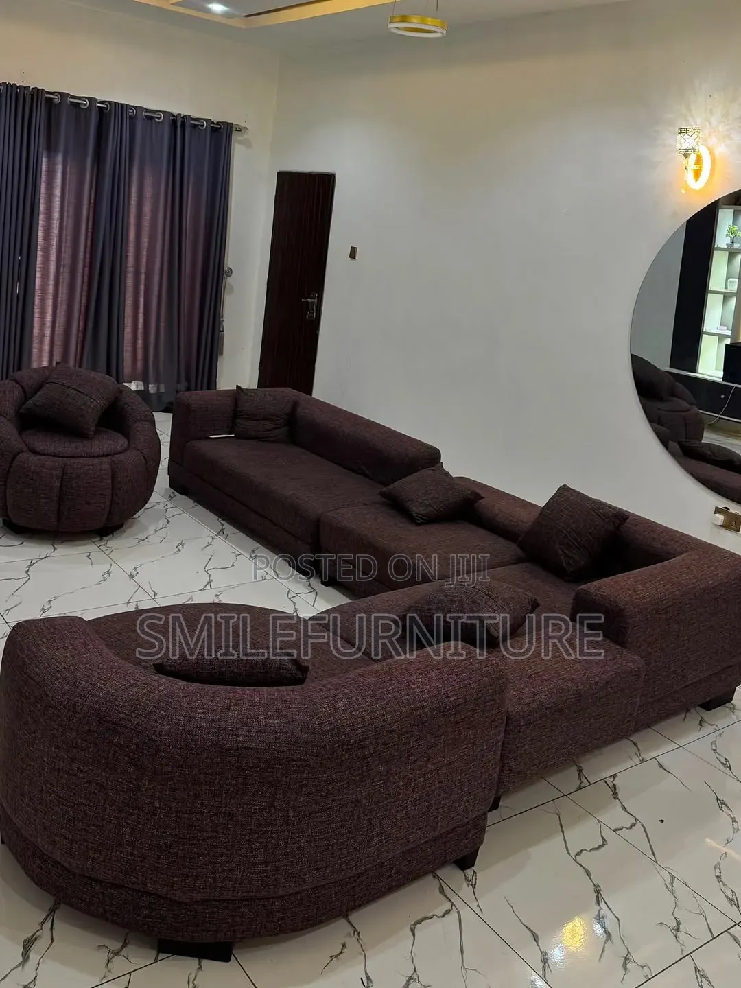 A Set of Sofas Chairs And