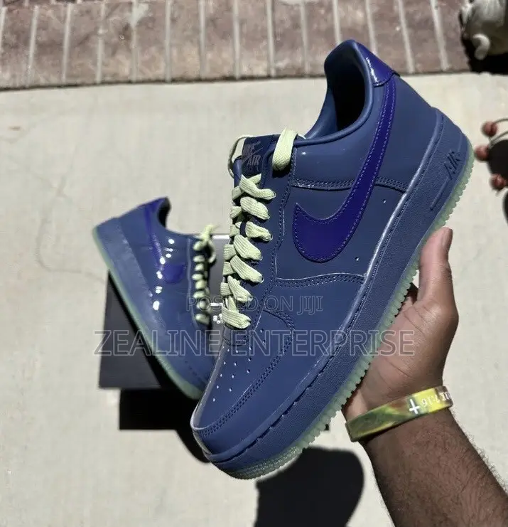 Nike Air Force 1 Mystic Navy and Grape Ice
