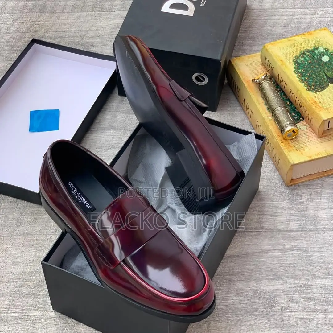 Premium Quality Dolce & Gabbana Patent Loafers Shoes