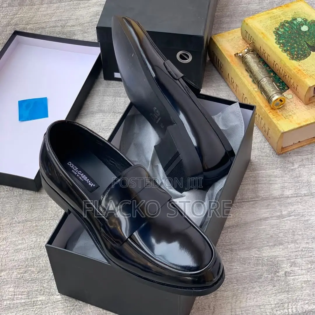 Premium Quality Dolce & Gabbana Patent Loafers Shoes