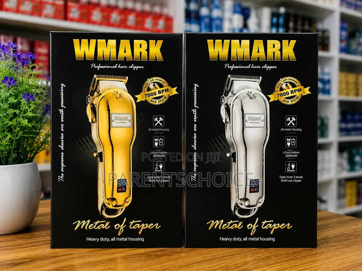 WMARK NG-2020B All-Metal Rechargeable Hair Clipper