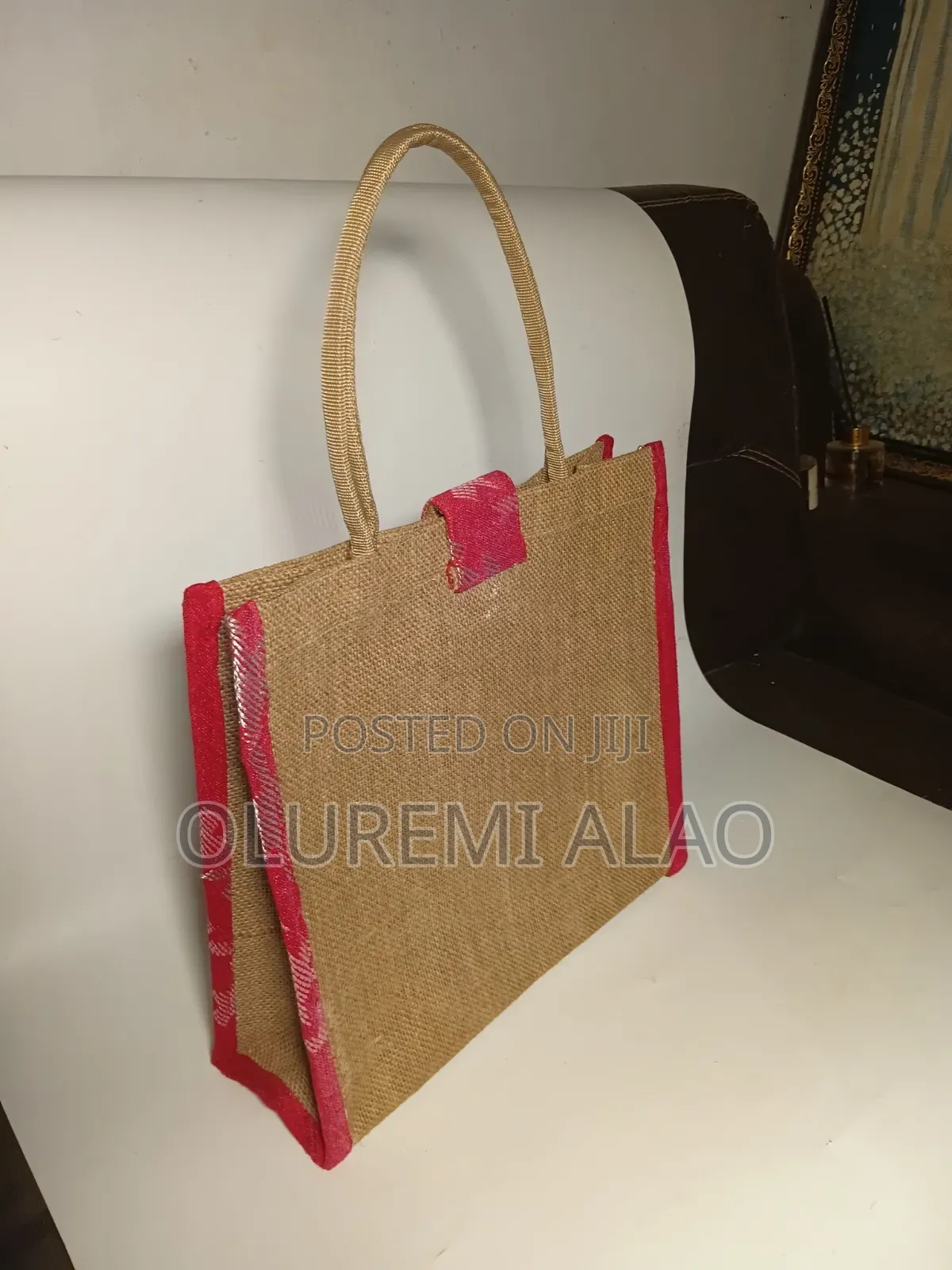 Customised Jute Tote Bag