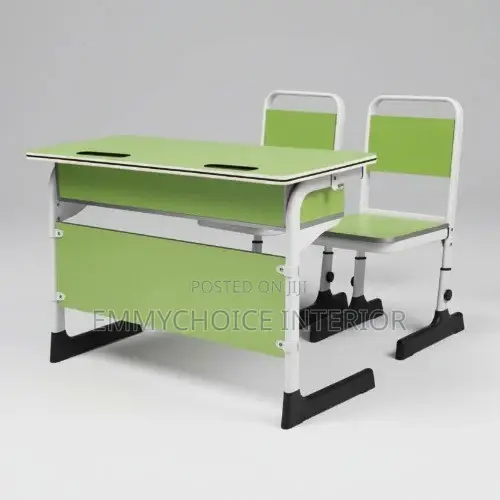 Double Seater School Desk and Chair Set / 2-in-1 Student Desk
