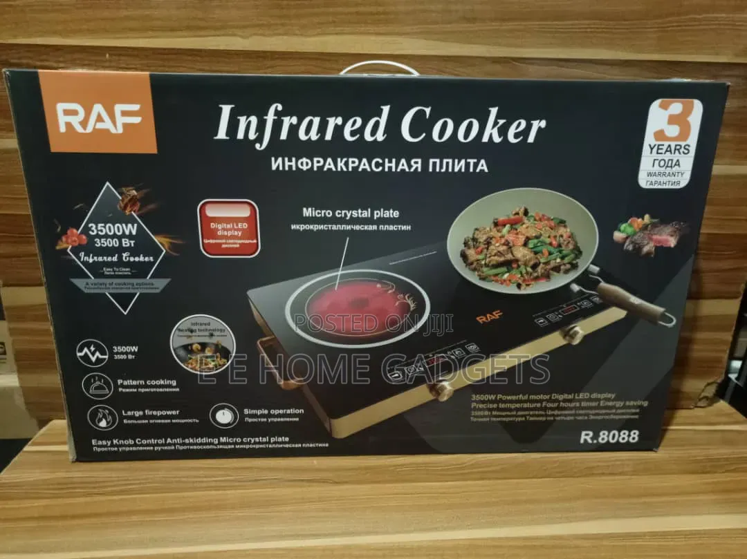 RAF Double Electric Infrared Cooker
750watts