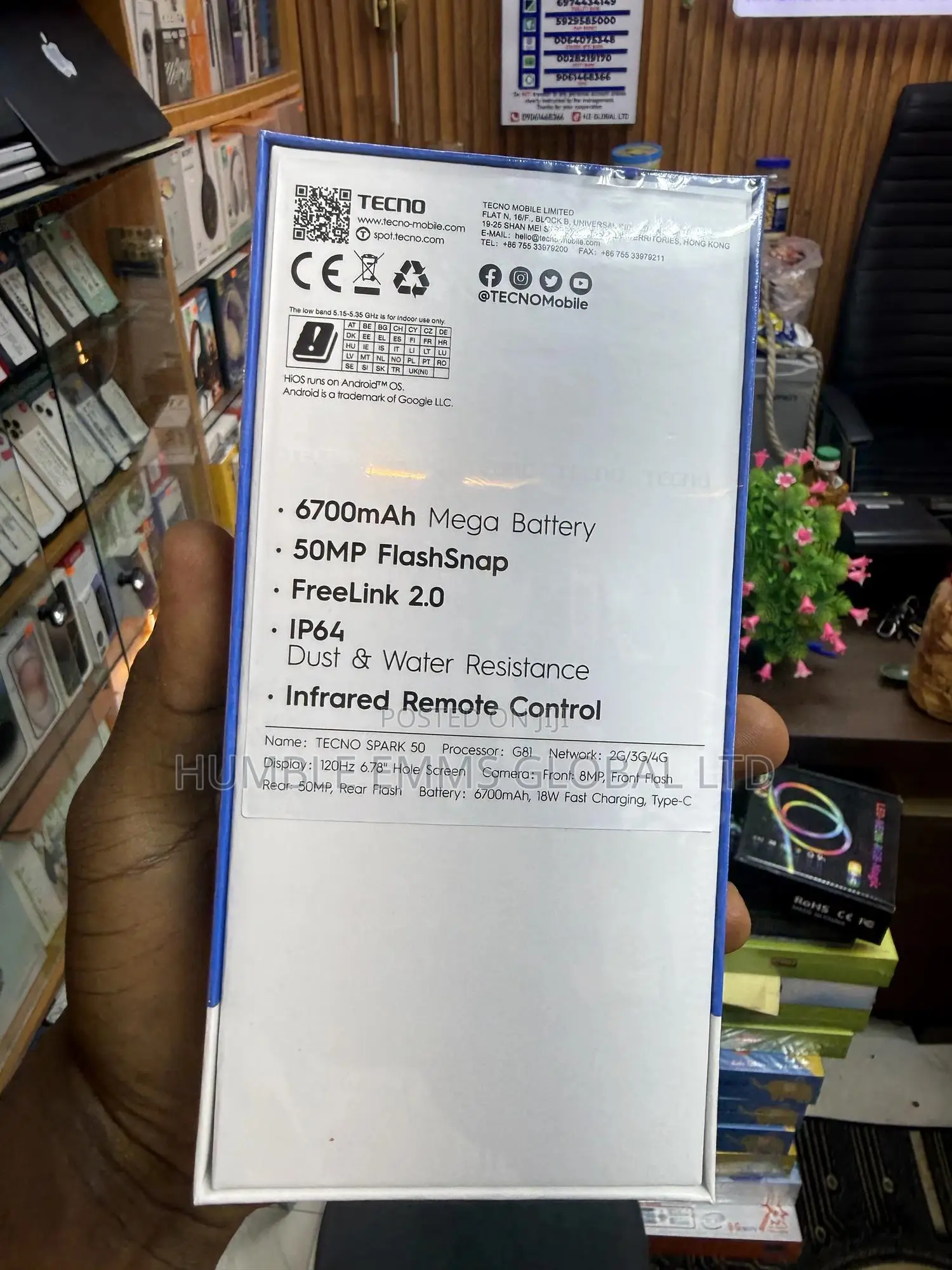 New Tecno Spark 50 128 GB Bronze