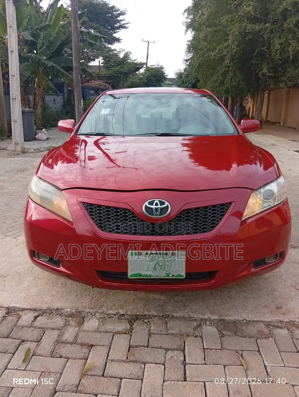Toyota Camry 2009 Red