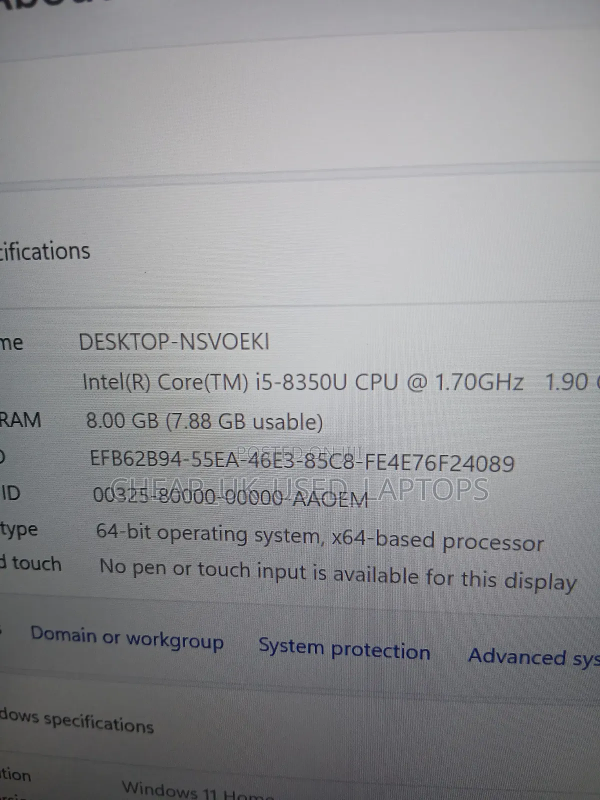 Laptop Lenovo ThinkPad X1 Carbon 8GB Intel Core i5 SSD 256GB