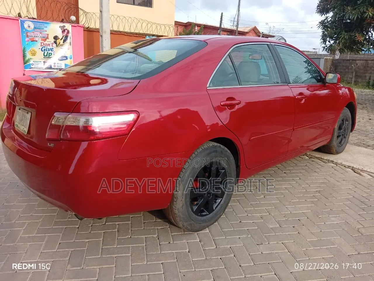 Toyota Camry 2009 Red