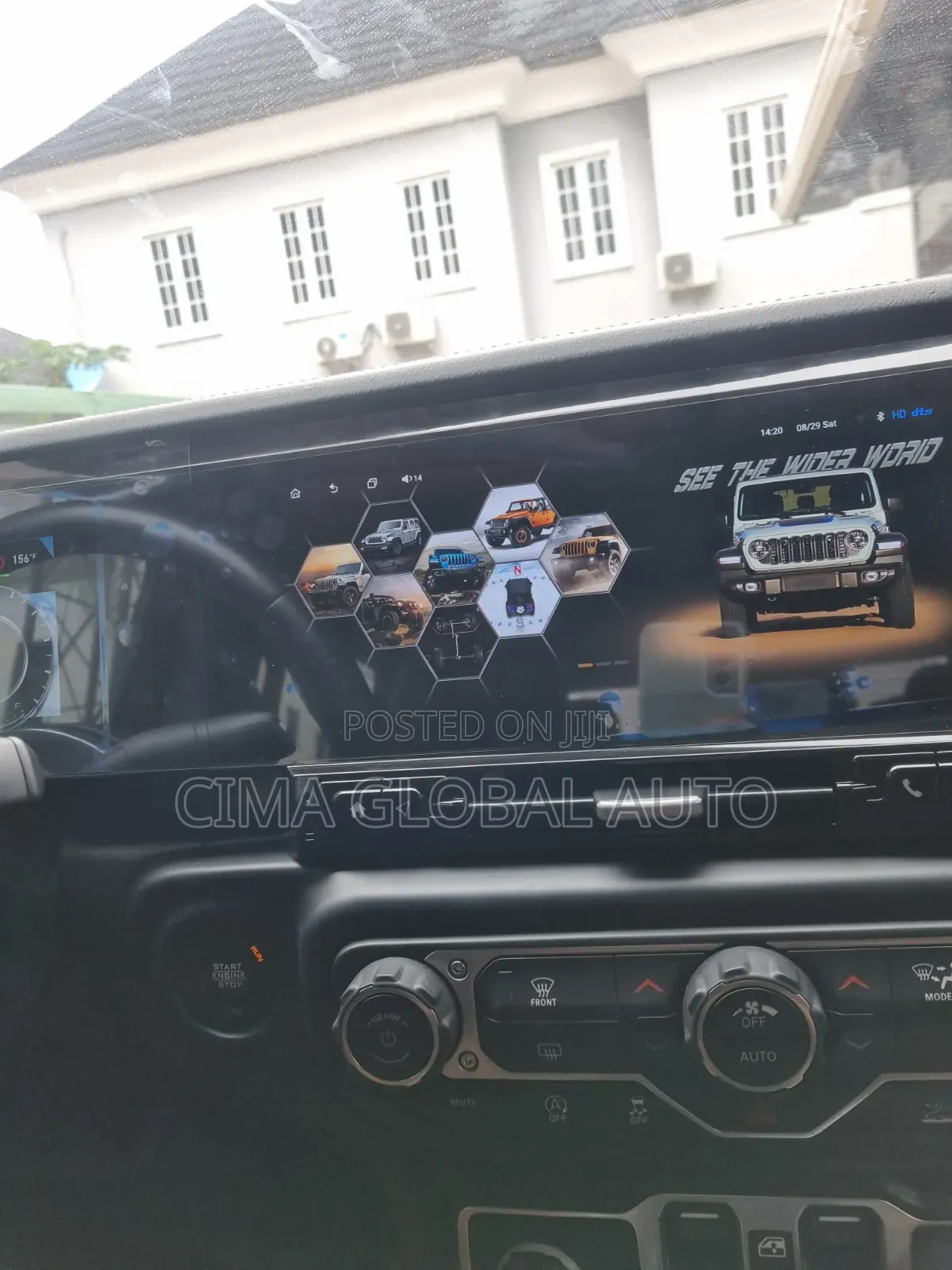 Digital Speedometer and Andriod of 2018 Wrangler Available