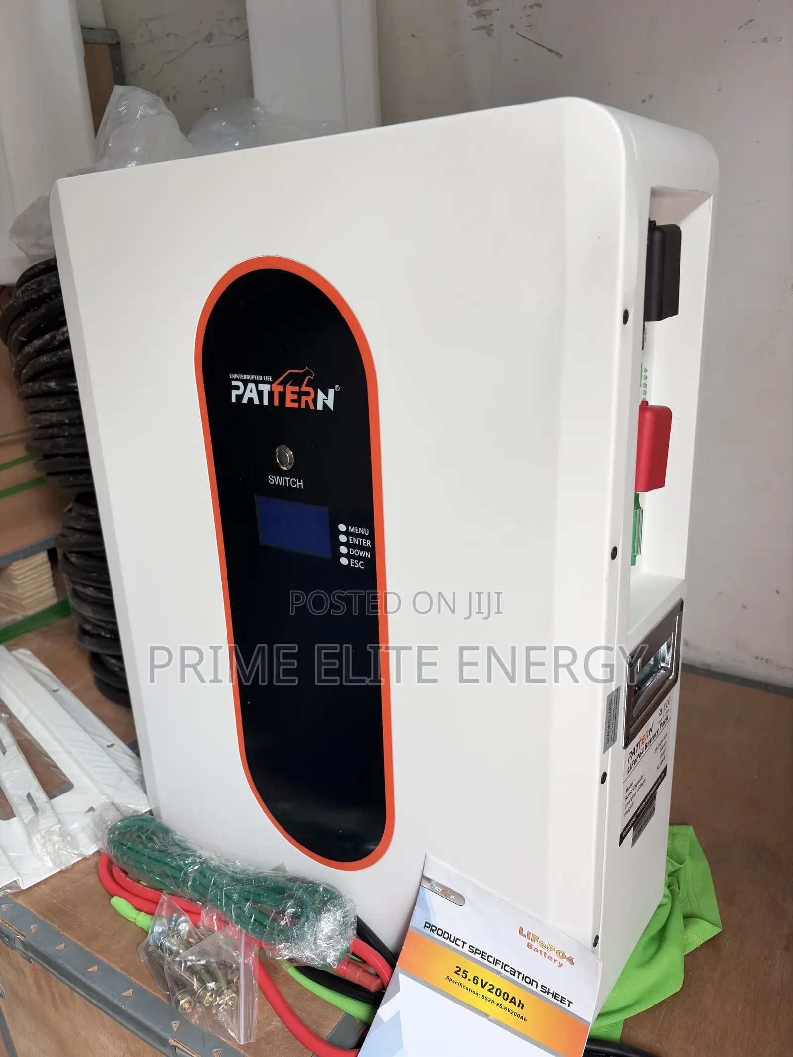 Pattern 5kwh 25.6v Lithium Battery