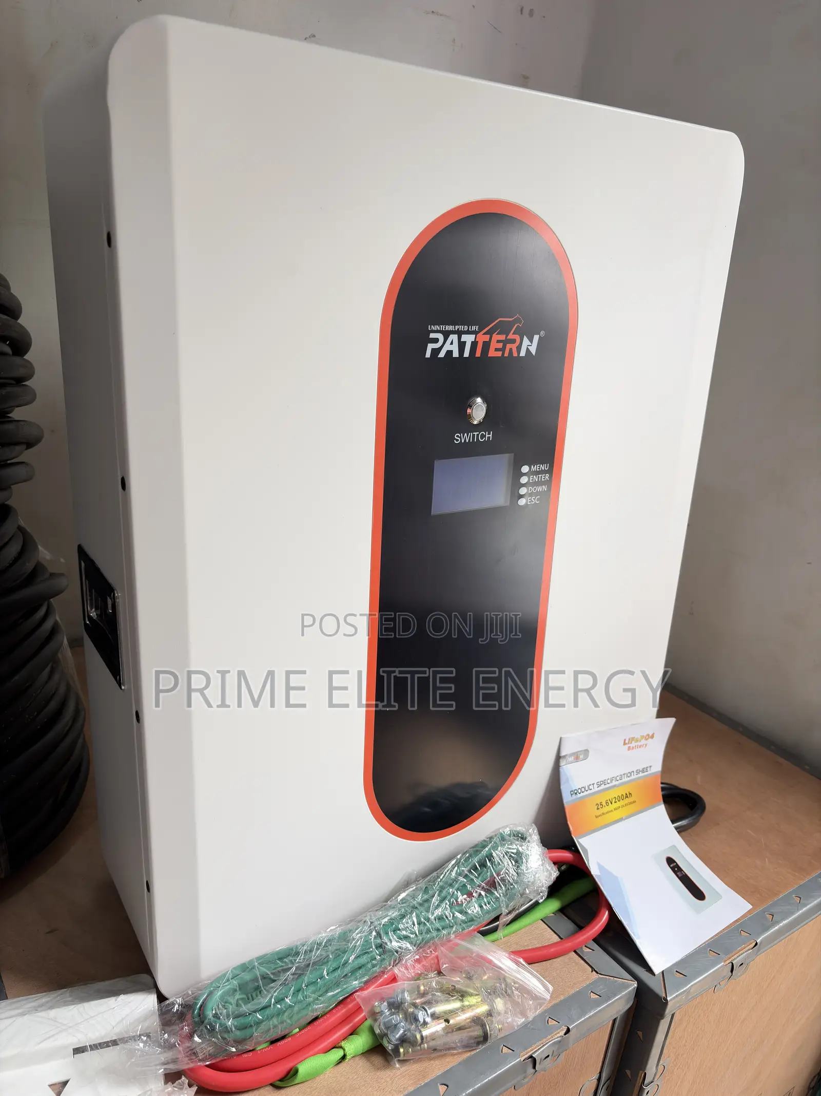 Pattern 5kwh 25.6v Lithium Battery