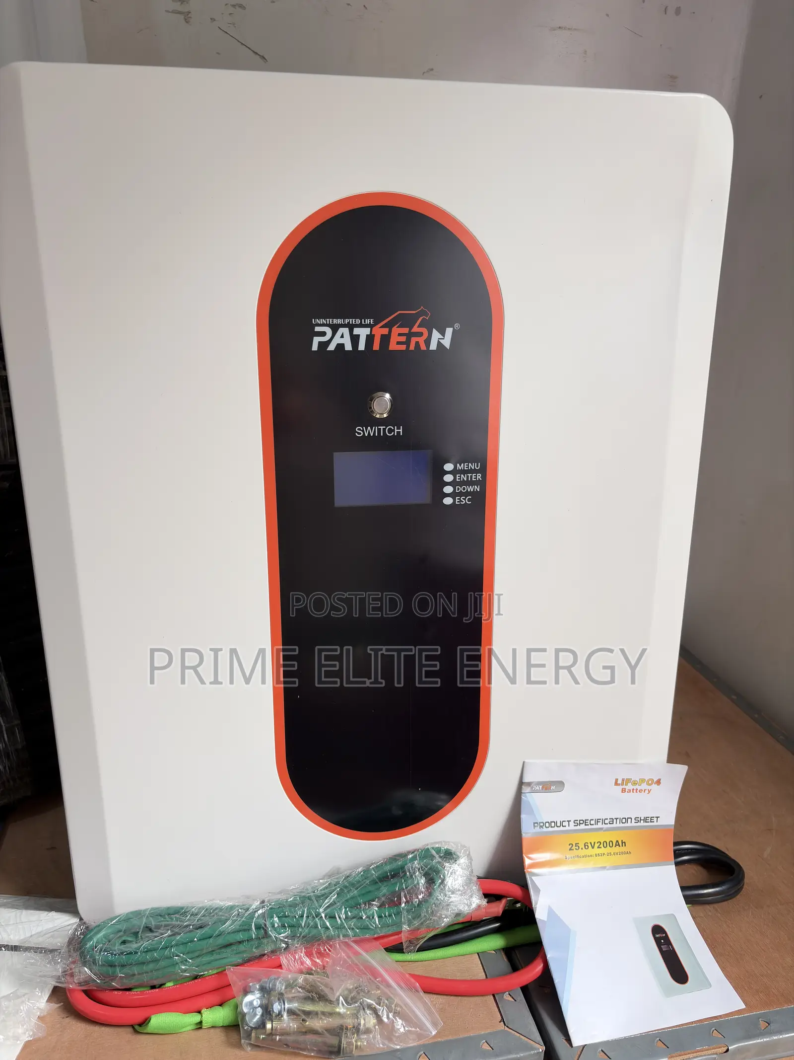 Pattern 5kwh 25.6v Lithium Battery