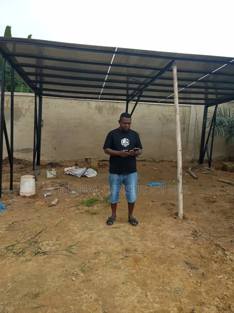 Standard Two Carport Units With Polycarbonate Coverings