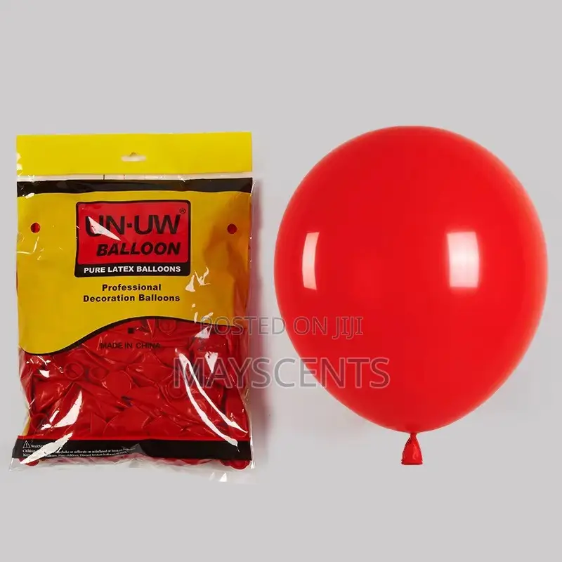 12" Latex Balloons – 100pcs Pack | Wholesale
