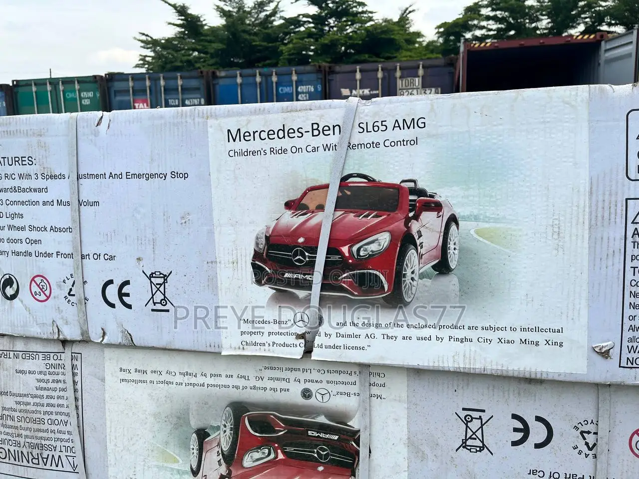 Brand New Licensed Mercedes Benz SL65 AMG Ride on Car