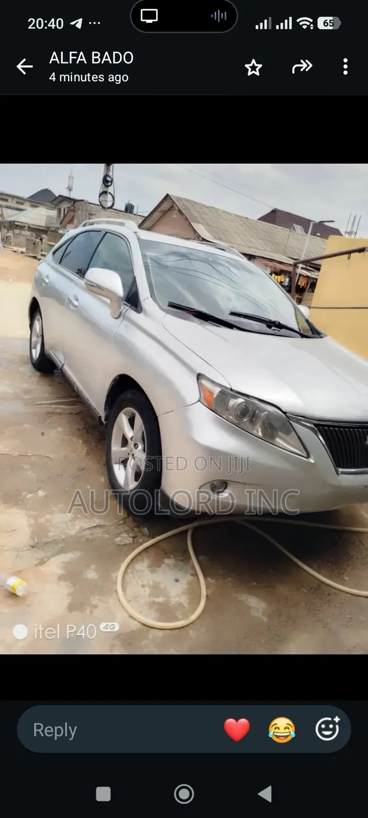 Lexus RX 350 FWD 2012 Silver