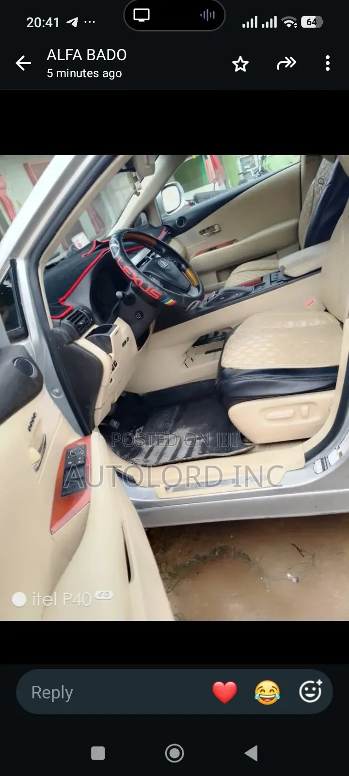 Lexus RX 350 FWD 2012 Silver