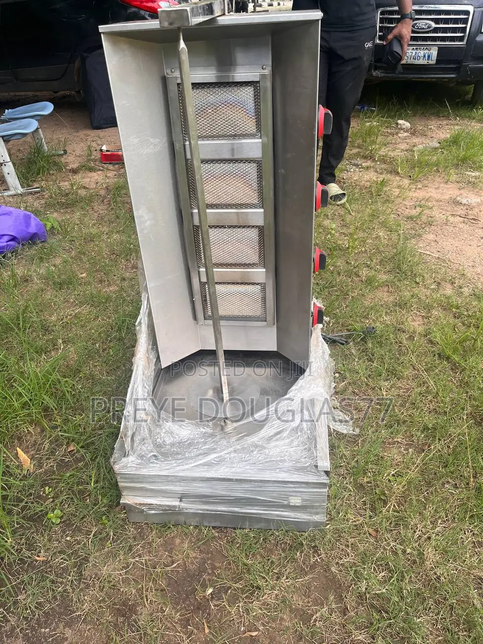 Brand New 4 Burner Commercial Gas Shawarma Machine