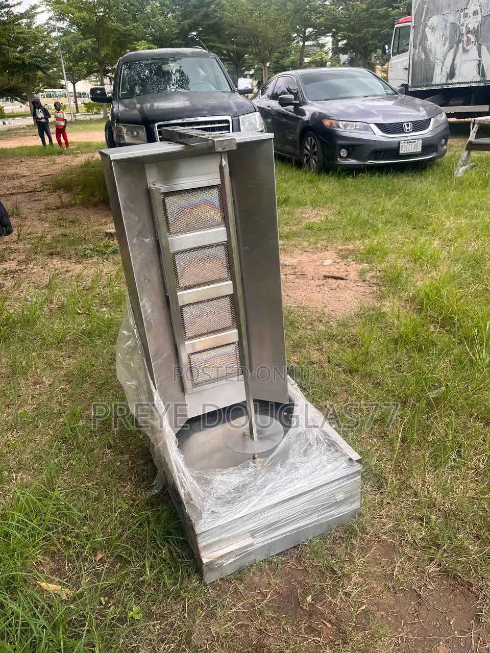 Brand New 4 Burner Commercial Gas Shawarma Machine