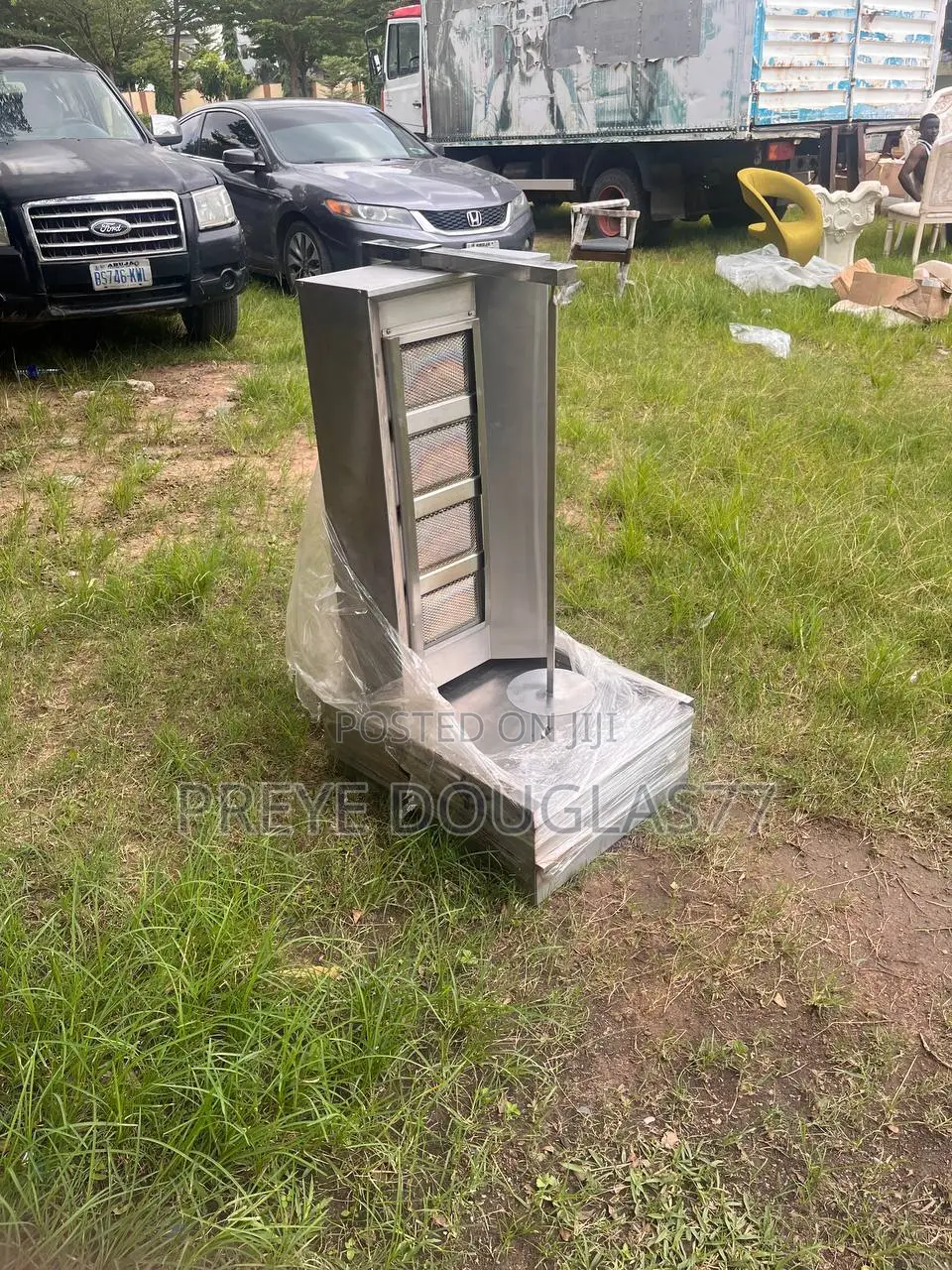 Brand New 4 Burner Commercial Gas Shawarma Machine