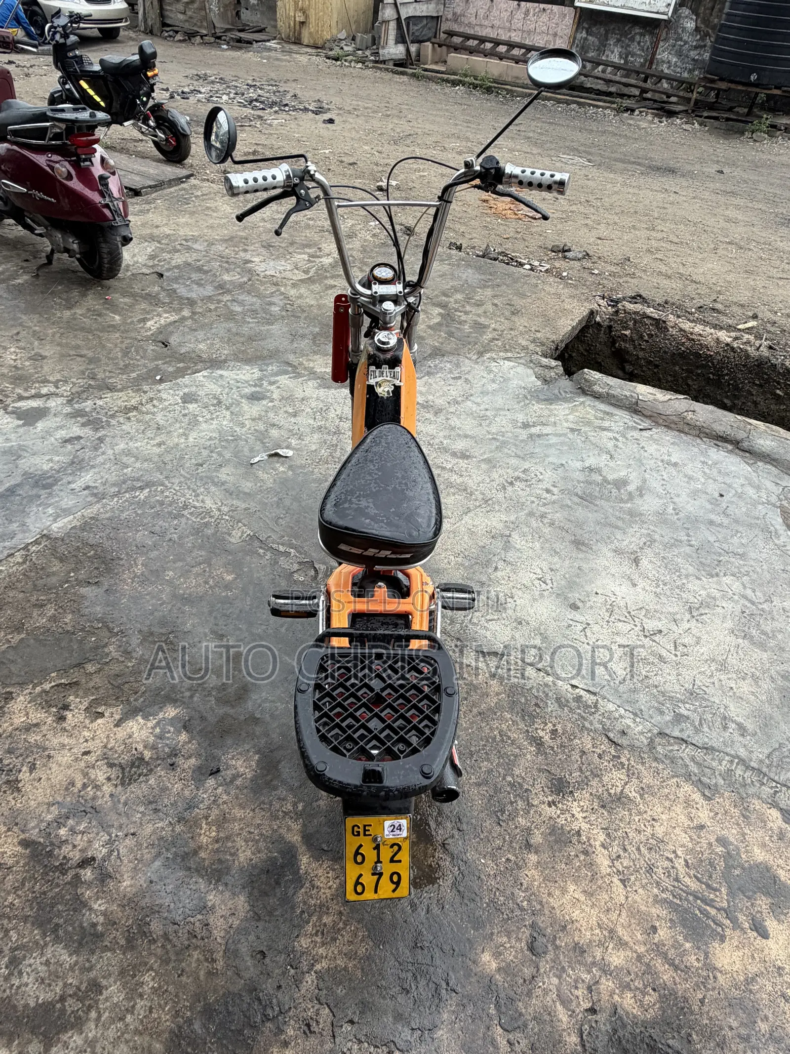 Motorcycle 1988 Orange