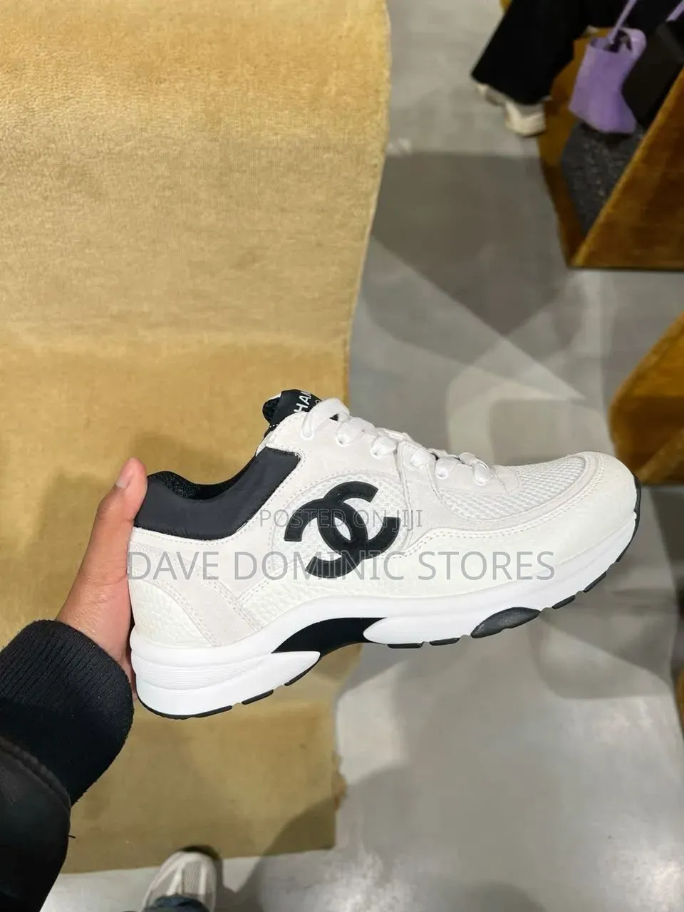 Original Channel REV Sneakers (Leather  Low Top Lace Up Trainer)