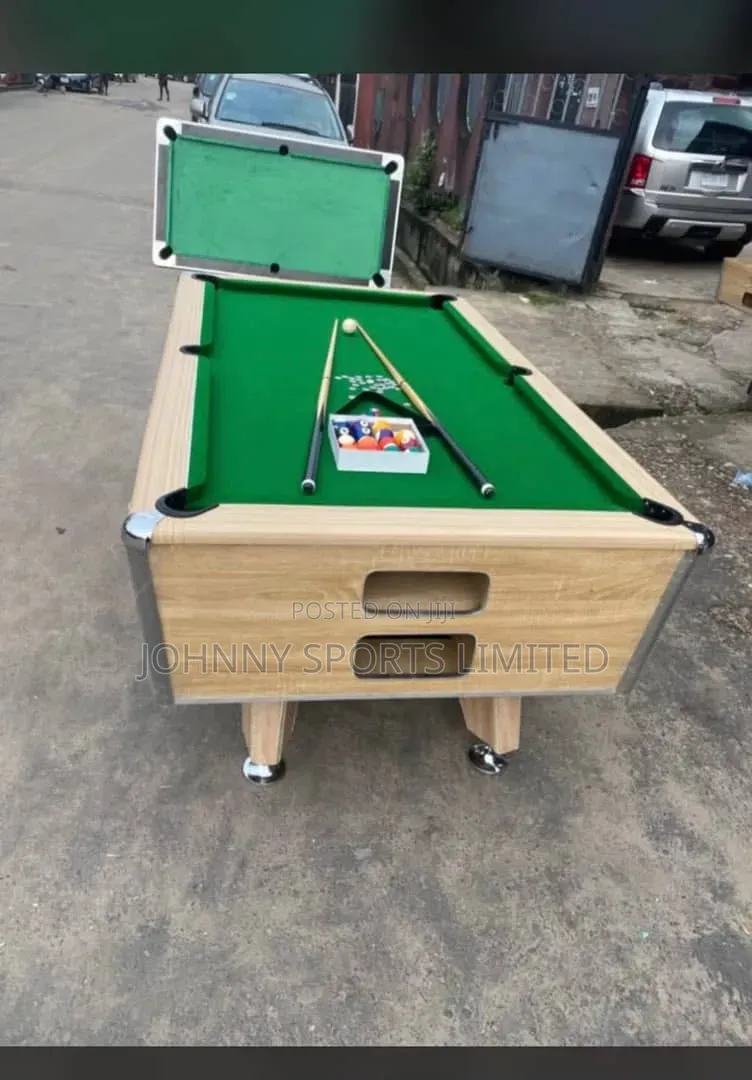 7ft Locally Made Marble and Coin Snooker Board