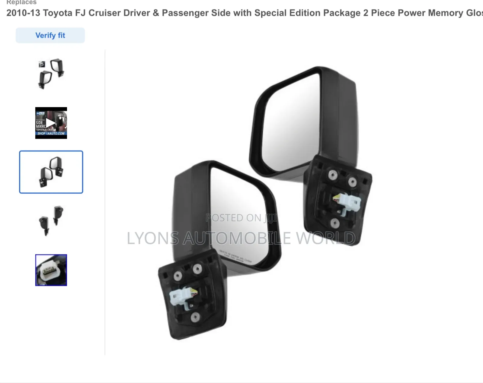 Toyota FJ Cruiser Side Mirror Lights