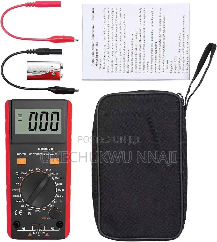 BM4070 LCR Meter Capacitance Inductance Resistance Self-Discharge