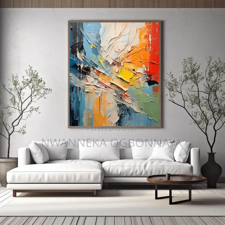 Modern Abstract Canvas Art Print
