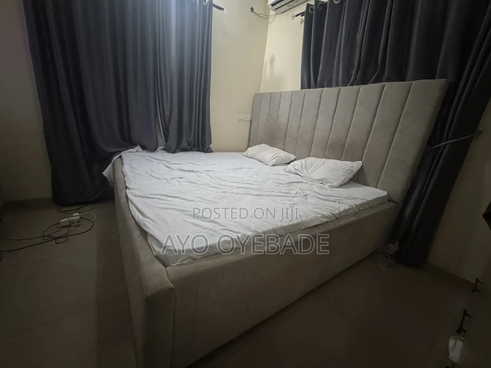 7 by 7 Ft Bedframe and Mattress