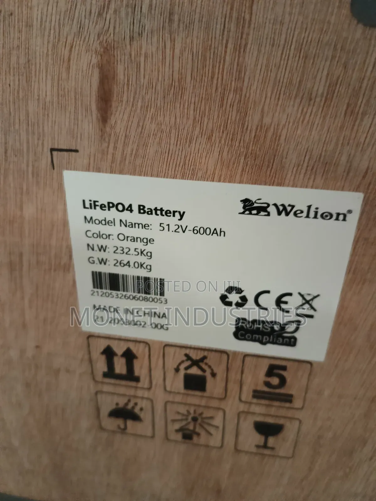 30kwh 51.2v Welion Lithium Batteries