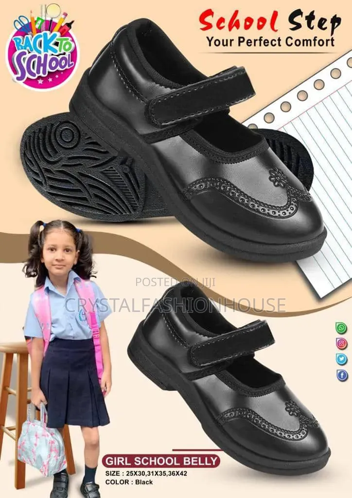 Basic School Shoe for Girl Sizes 25 to 42