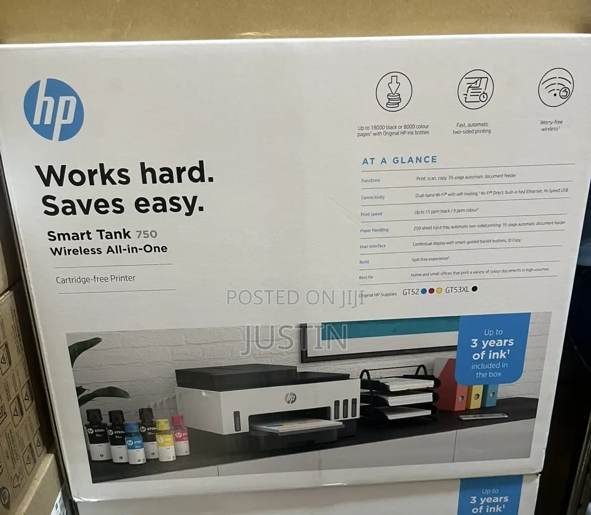 HP Smart Tank 750 Wireless All-in-One