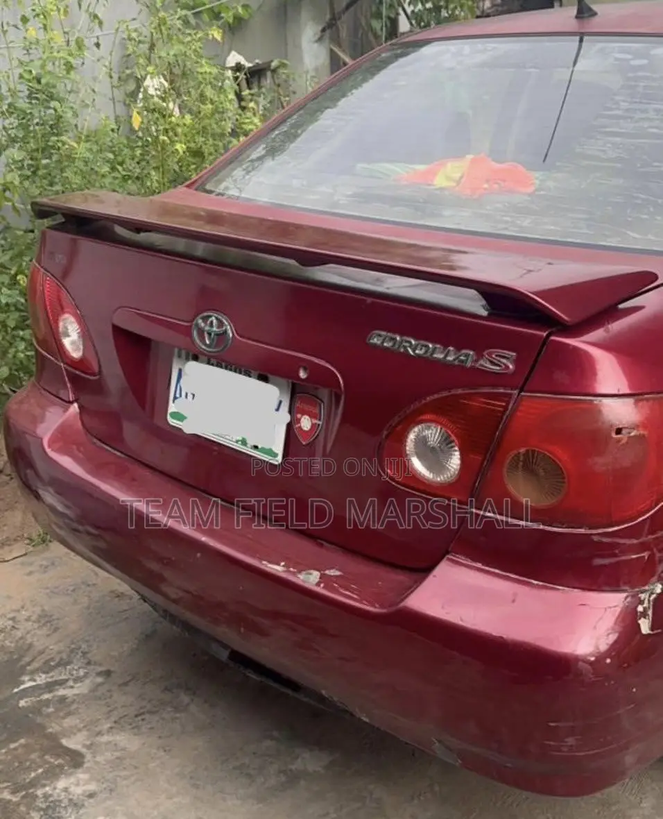 Toyota Corolla Sedan 2003 Red