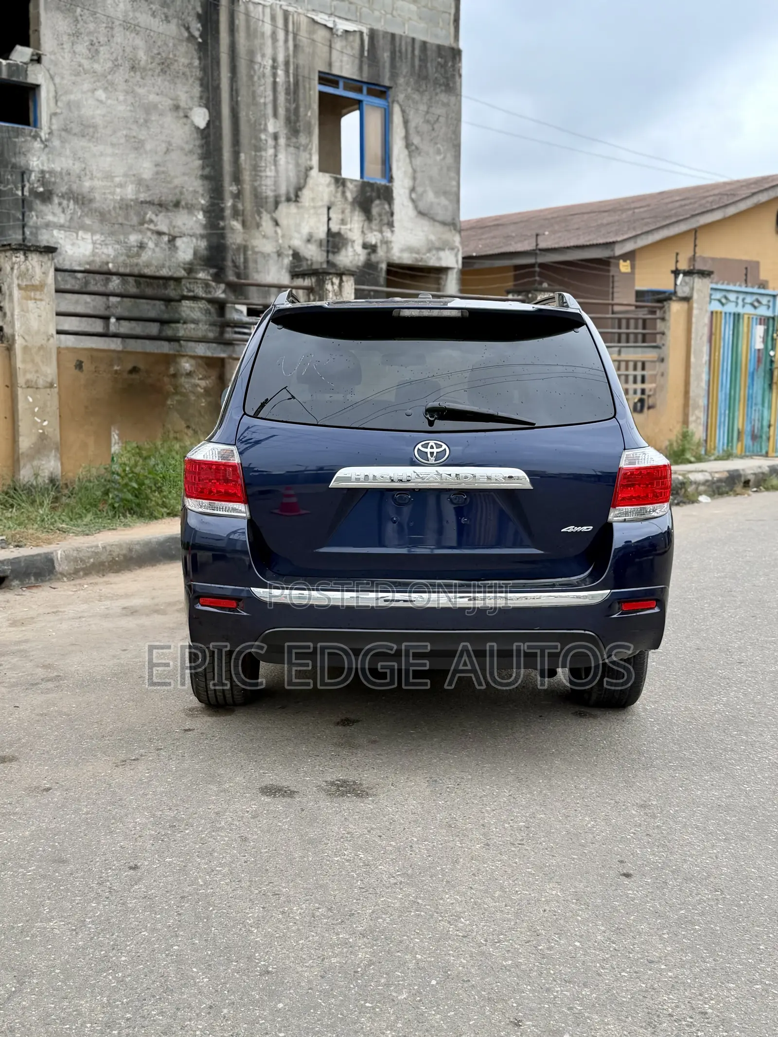 Toyota Highlander 2012 Blue