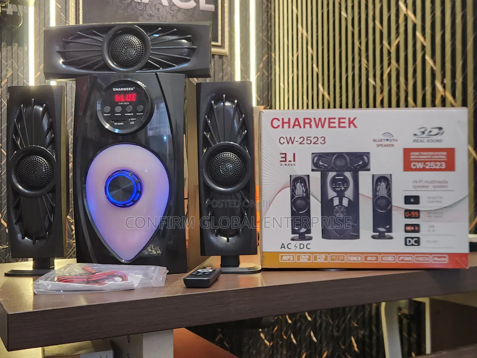 Charweek 3.1 Channel Bluetooth Home Theater