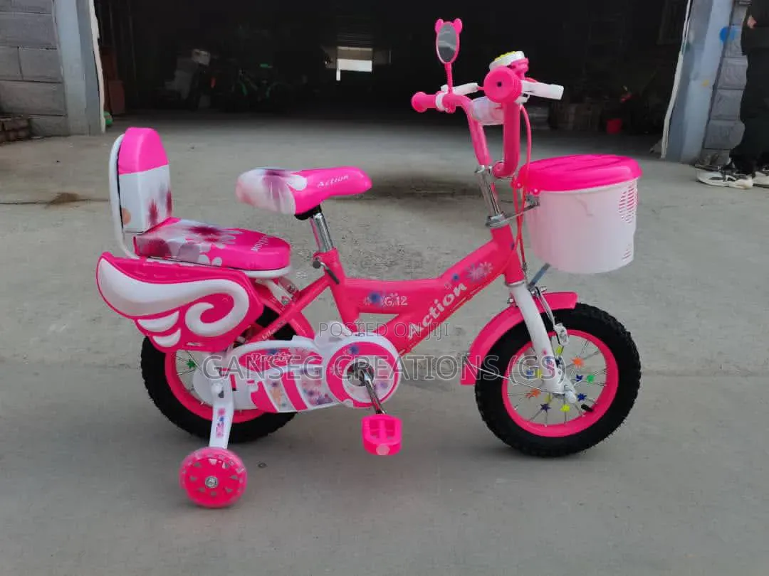 Pretty Double Seater Bicycle (3 to 6yrs) or (6 to 9yrs)