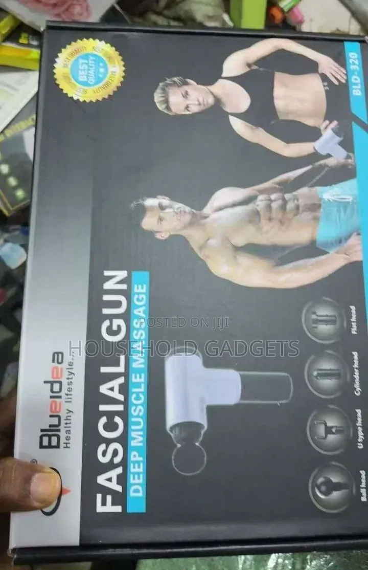 Blue Idea Gun Massage Gold