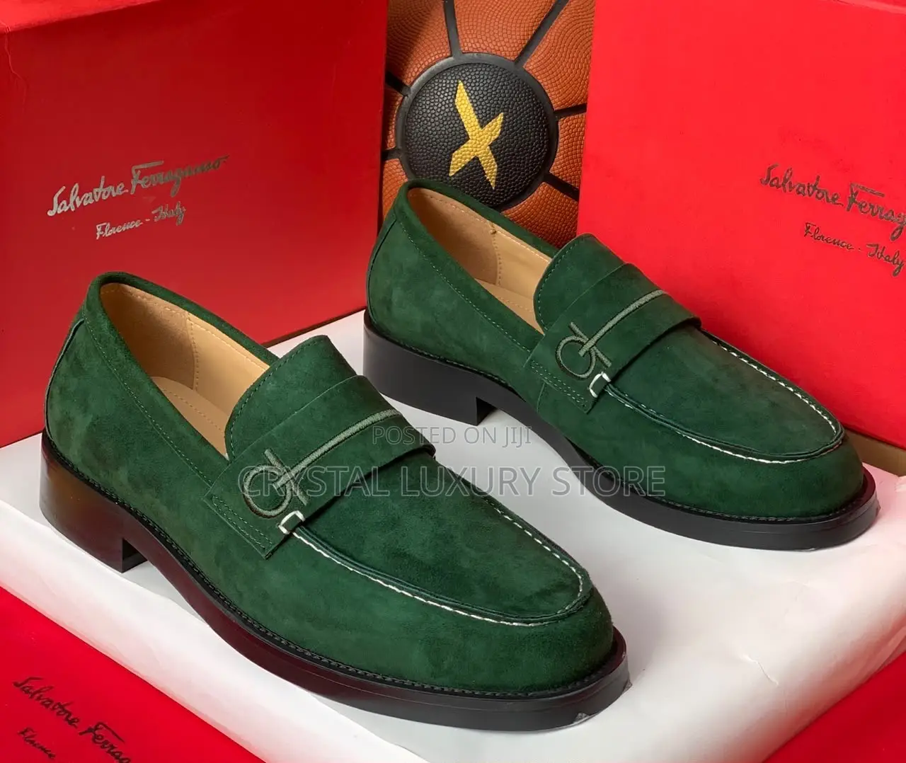 Salvatore Ferragamo Quality Luxury Men Loafers