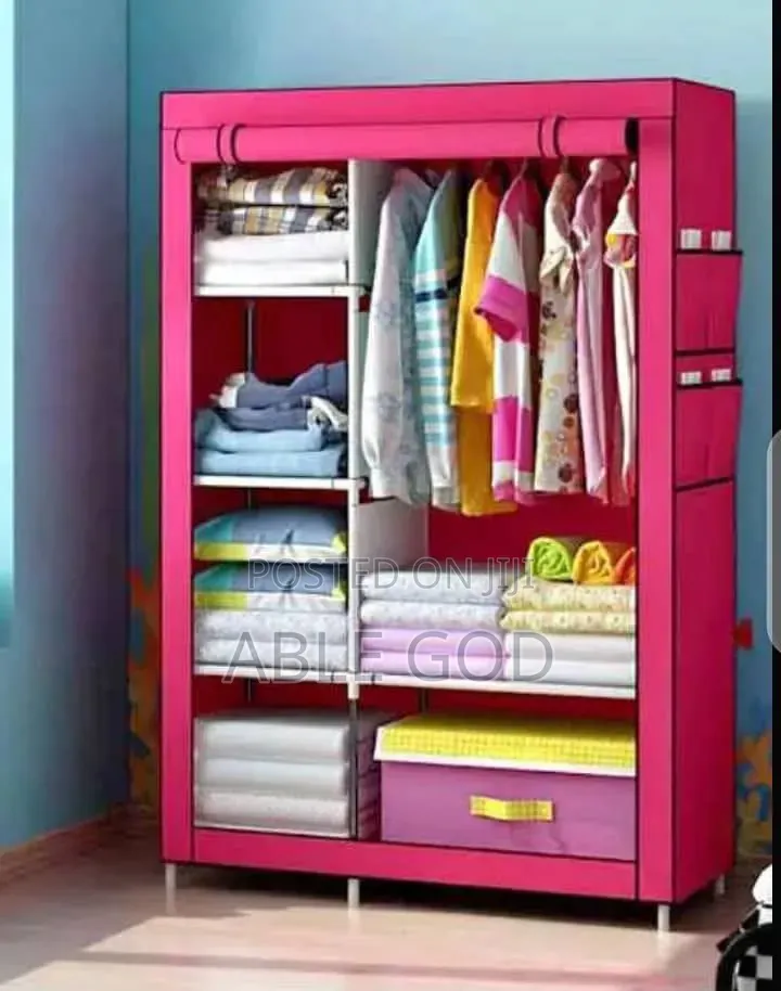 2 Pertition High Mobil Wardrobe