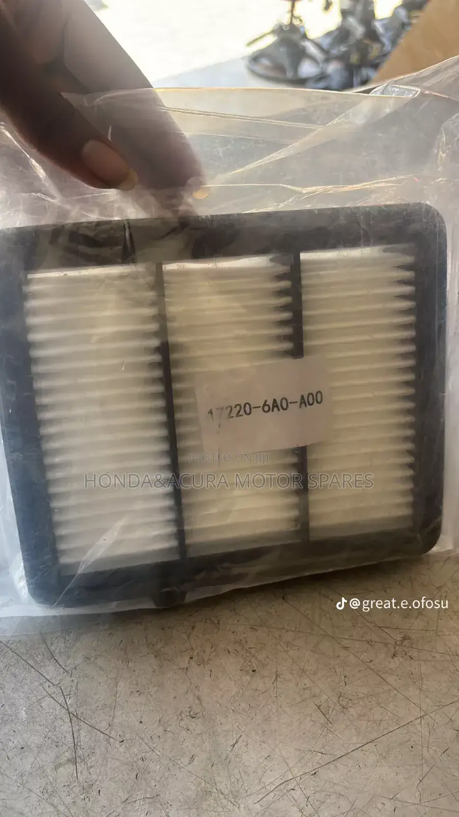Air Filter for Honda Accord 2018/2020