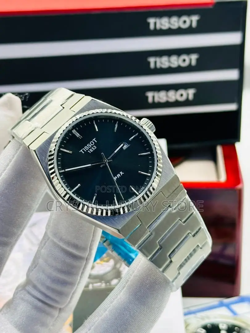 Tissot Quality Luxury Men Chain Strap Wristwatch