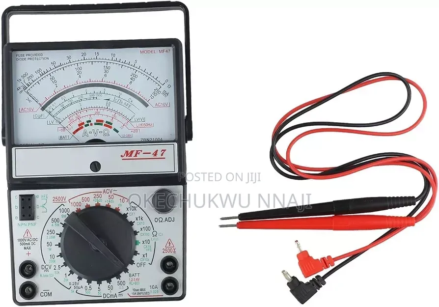 Analog Multimeter Multifunctional Voltage and Current Testing Device