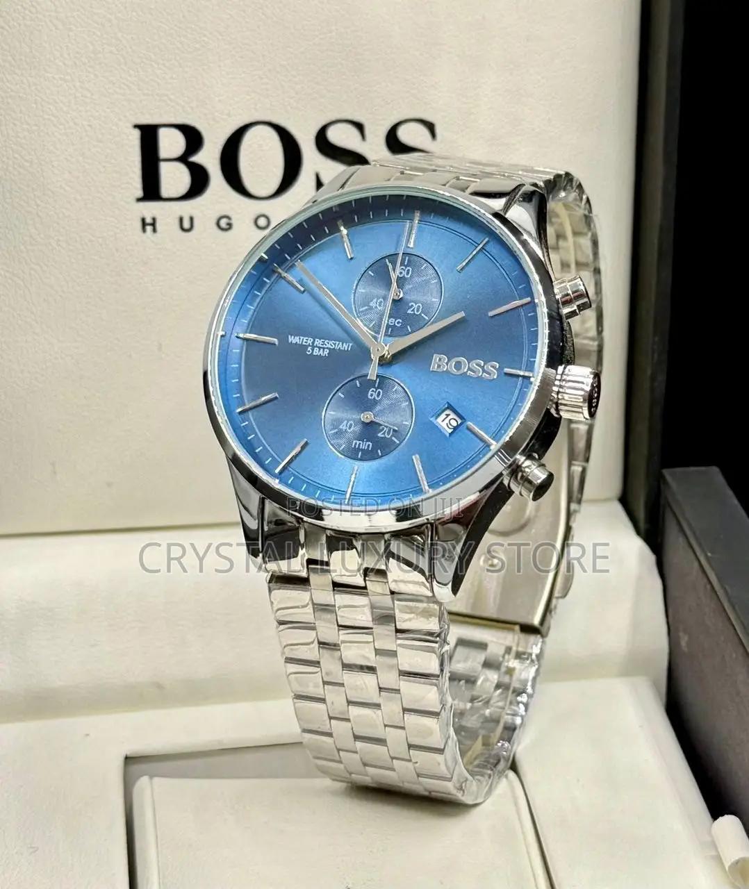 Hugo Boss Quality Men Chain Strap Wristwatch
